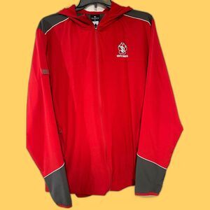 Colosseum South Dakota USD Coyotes Men's Full Zip Hooded Jacket Windbreaker XL